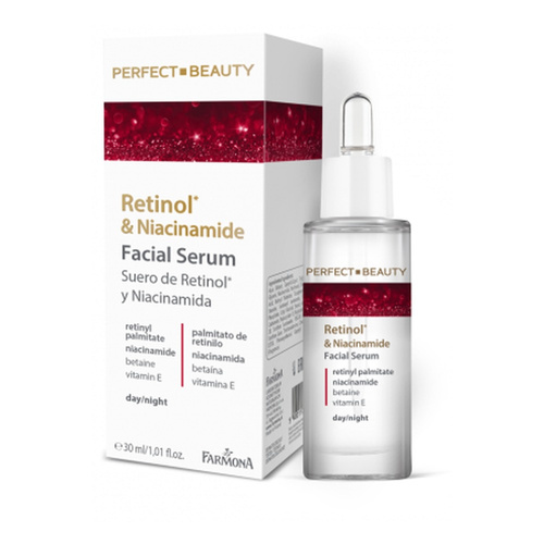 Farmona Perfect Beauty Retinol & Niacinamide Day and Night Face Serum for Dry Skin 30ml