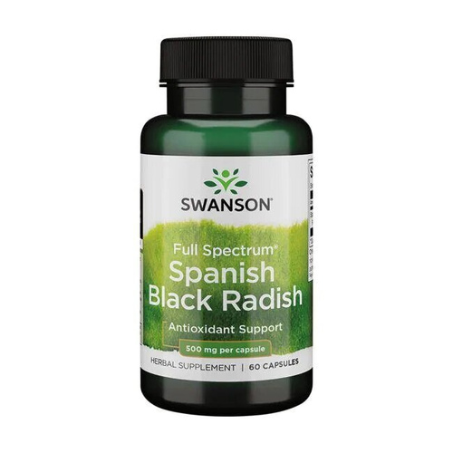 Swanson Full Spectrum Spanish Black Radish 500mg 60 Kapsułek