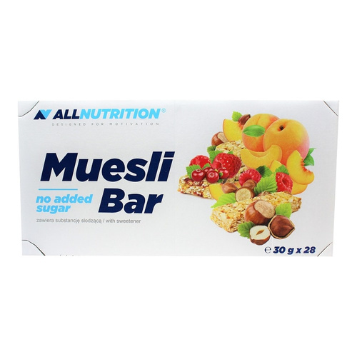 Allnutrition Muesli Bar Apricot 30gx28