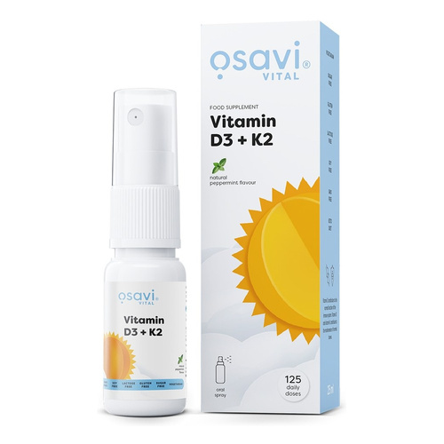 Osavi Witamina D3 + K2 w Sprayu na Kości i Odporność 25ml
