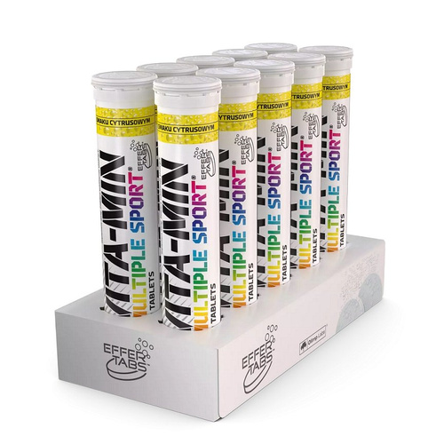 Olimp Nutrition Vita-Min Multiple Sport Tabletki Musujące o smaku Cytrusowym 200 Tabletek