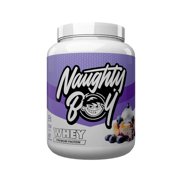 Naughty Boy Advanced Whey Odżywka Białkowa o Smaku Jagodowej Kruszonki Na Wzrost Masy Mięśniowej 2010g