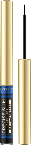 Eveline Precise Slim Ultraprecyzyjny Liner do Oczu Czarny 24H Wodoodporny 2ml