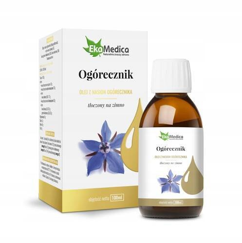 EkaMedica Ogórecznik Olej z Nasion Ogórecznika Tłoczony na Zimno 100ml