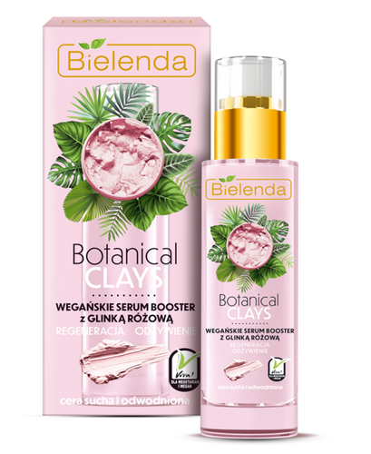 Bielenda Botanical Clays Vegan Serum Booster with Pink Clay 30ml