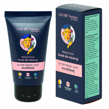 Gift of Nature Prebiotyczny Krem do Twarzy dla Cery Wrażliwej Olej z Czarnuszki 50ml