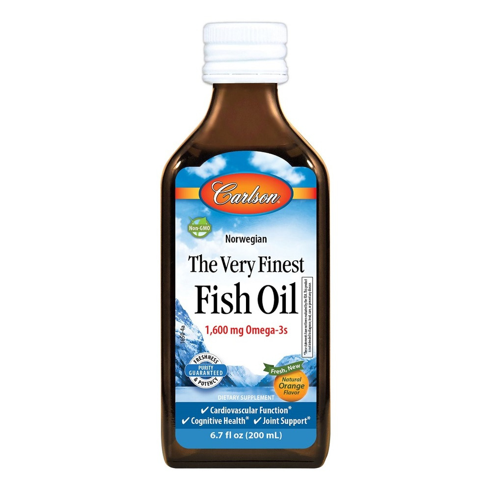 The Very Finest Fish Oil, Natural Lemon - 200 ml.