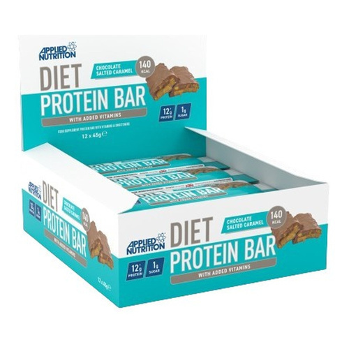 Applied Nutrition Diet Protein Bar, Chocolate Salted Caramel 12 x 45g