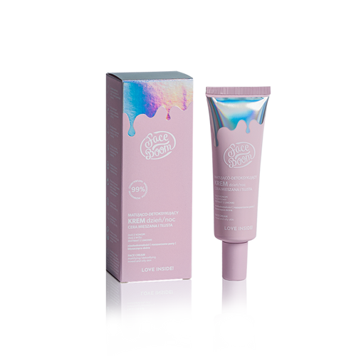 FACEBOOM Mattifying and Detoxifying Day and Night Cream, 50ml