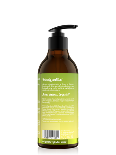 OnlyBio Body in Balance Oczyszczający Nawilżający Żel pod Prysznic Pistacja 400ml