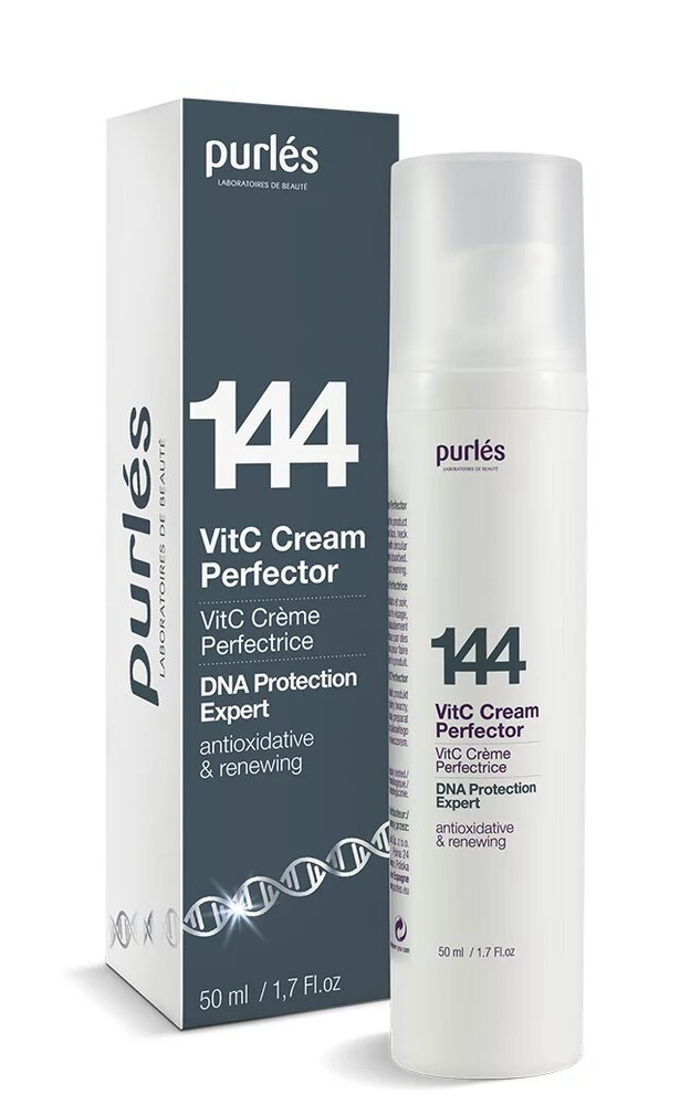 Purles 144 DNA Protection Expert Krem Vit C Perfector dla Skóry Dojrzałej z Przebarwieniami 50ml
