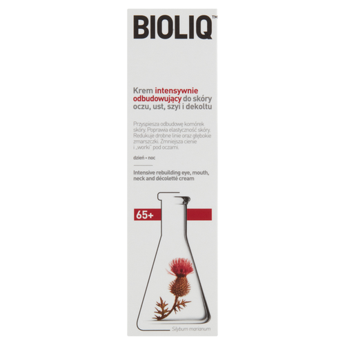 Bioliq 65+ Intensively Regenerating Cream for Skin Eyes Lips Neck and Décolletage 30ml