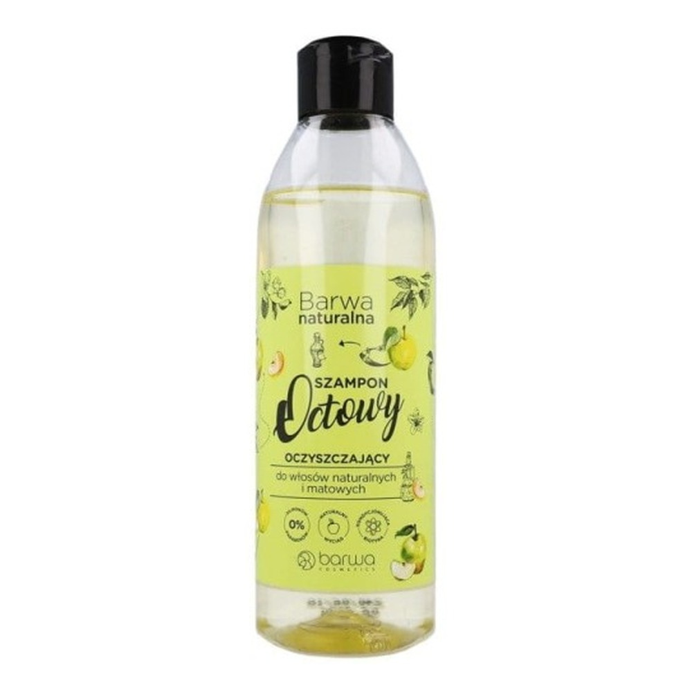 Barwa Natural Purifying Aplle Cider Vinegar Shampoo for Natural and Matte Hair 300ml
