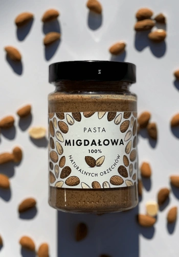 Młyn Kopytowa Skarby Młyna 100% Naturalna Pasta Migdałowa 300g