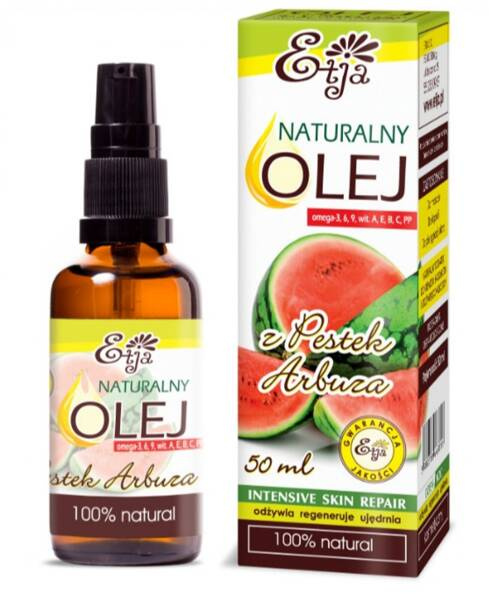Etja Olej z Pestek Arbuza dla każdego Rodzaju Skóry 50ml Best Before 31.12.26