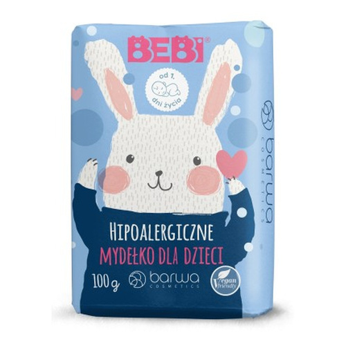 Barwa Bebi Delikatne Naturalne Mydełko Toaletowe dla Niemowląt i Dzieci 100g