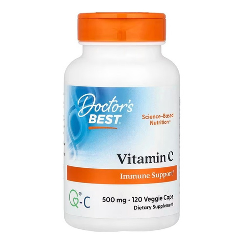 Doctor's Best Witamina C, 500mg Kapsułki 120 kapsułek