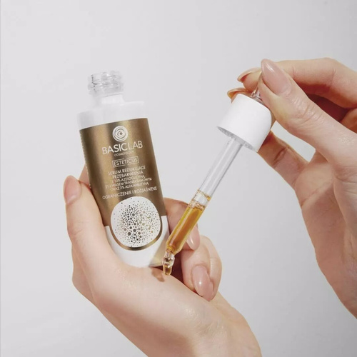 BasicLab Cosmetology Serum Redukujące Przebarwienia Ograniczenie i Rozjaśnienie na Dzień i na Noc 30ml