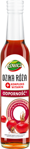 Łowicz Vitamin Complex Immunity Wild Rose Flavor Syrup for Colds 250ml