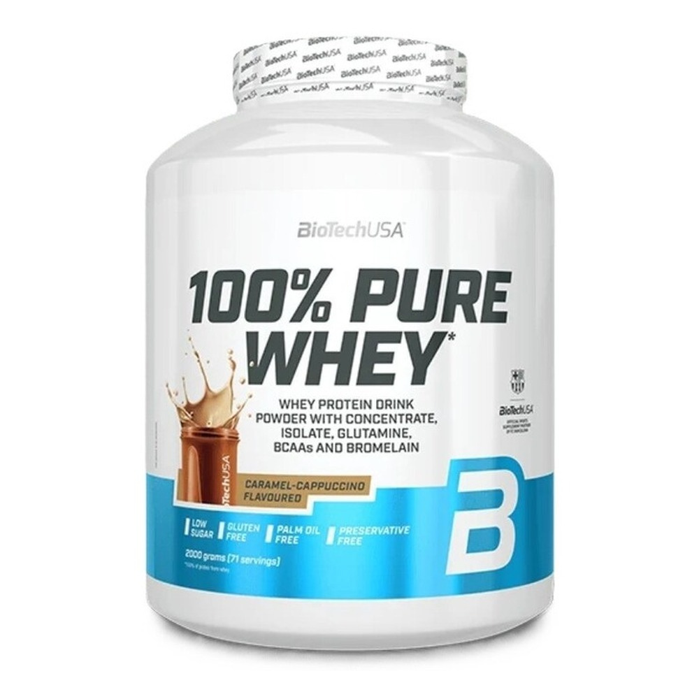 BioTechUSA 100% Pure Whey, Caramel-Cappuccino 2000g