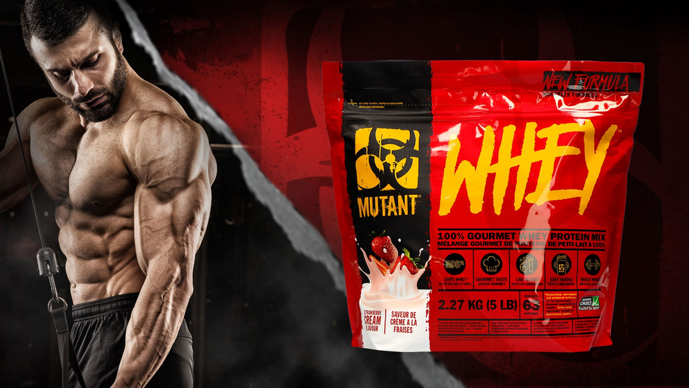 Mutant Whey Odżywka Białkowa Strawberry Cream 2270g