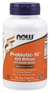 Now Foods Probiotic-10 100 Billion Wsparcie dla Układu Pokarmowego 60 Kapsułek