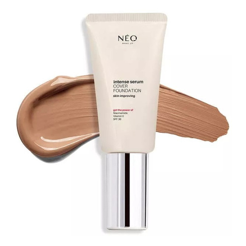 Neo Makeup Intense Serum Cover Foundation Podkład Kryjący Nr 06 Caramel SPF30 Długotrwały Efekt dla Ciemnych Karnacji 30ml