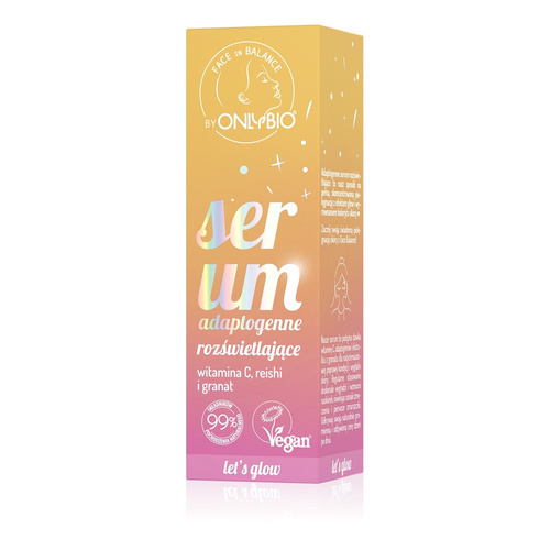 Onlybio Adaptogenic lluminating Face Serum with Vitamin C Reishi and Pomegranate 30ml