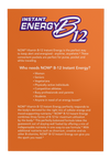 Now Foods Vitamin B-12 Instant Energy Wspomaga Koncentrację i Dobre Samopoczucie 75 Saszetek