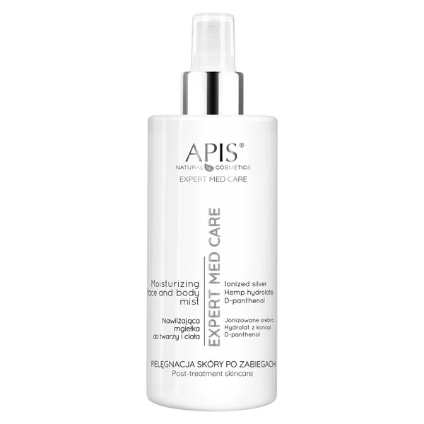 Apis Expert Med Care Nawilżająca Mgiełka do Twarzy i Ciała z Jonizowanym Srebrem 300ml