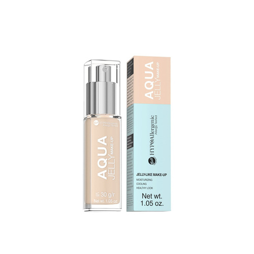 Bell HypoAllergenic Aqua Jelly Make-Up Hypoalergiczny Matujący Podkład 01 Light Porcelain 30ml