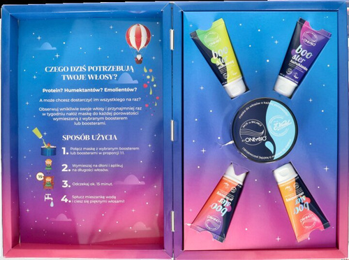 OnlyBio Hair in Balance & E.Wedel Zestaw DIY Hair Set do Pięlęgnacji Włosów 1 Sztuka Best Before 30.09.26