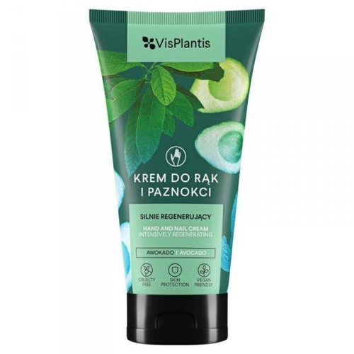 Vis Plantis Secret Garden Avocado and Cotton Oil Regenerating Hand and Nail Cream 75ml
