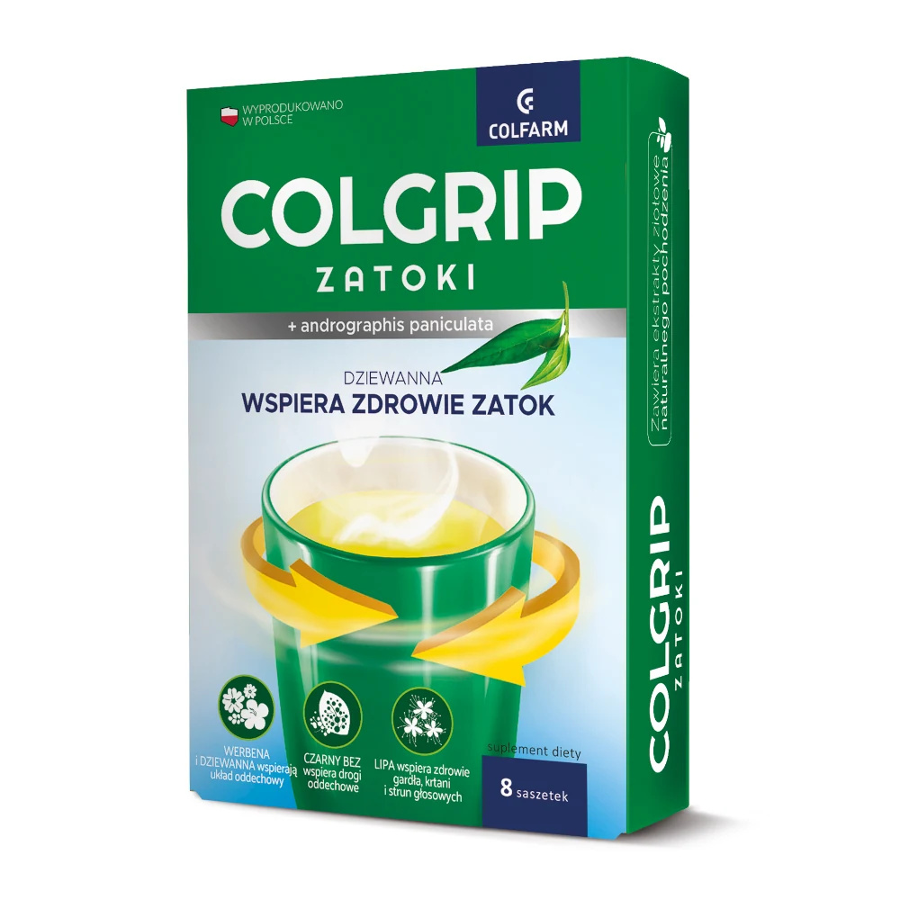 Colfarm Colgrip for Nasal Sinus Health Support 8 Sachets