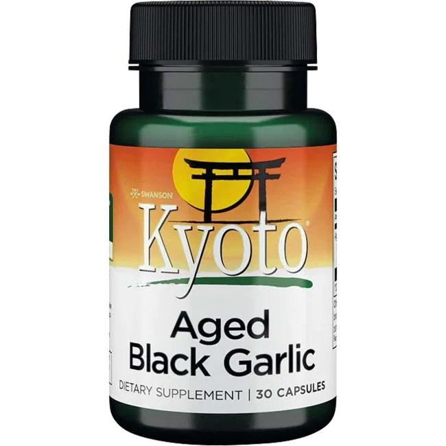 Swanson Aged Black Garlic 30 Capsules