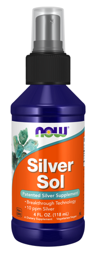 Now Foods Silver Sol Colloidal Silver Has Antiseptic Effects 118ml