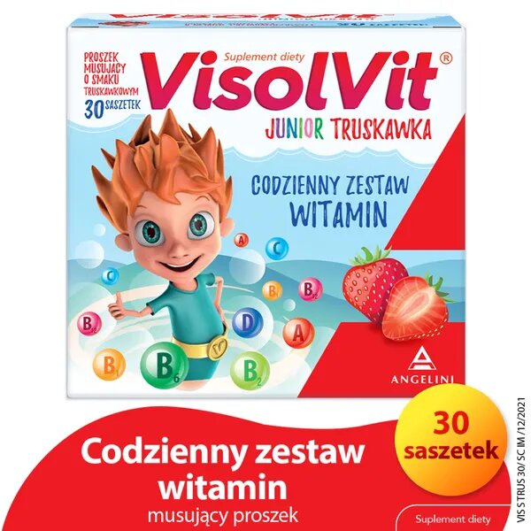 Visolvit Junior Truskawka 30 Saszetek