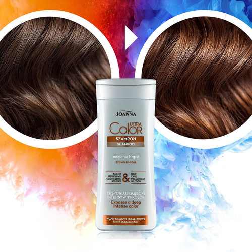 Joanna Color System Szampon Odcienie Brązu 200ml