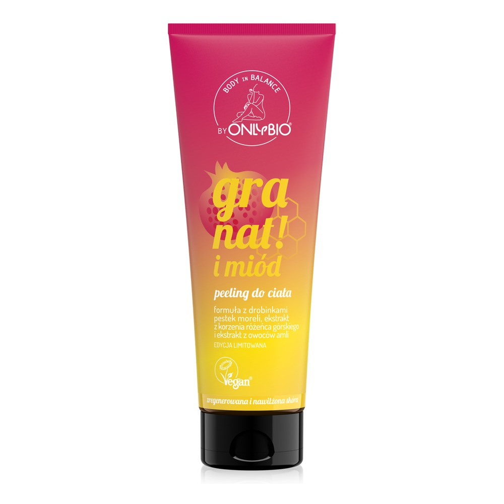 OnlyBio Body in Balance Limited Edition Peeling do Ciała Granat i miód 200ml