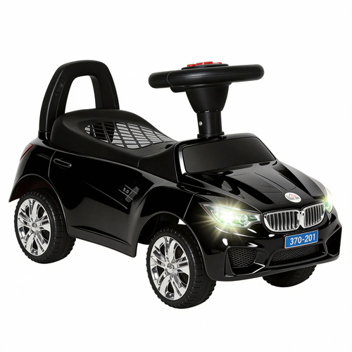 HOMCOM Ride on Car Baby Toddler Walker Foot to Floor Sliding Car Slider, Black