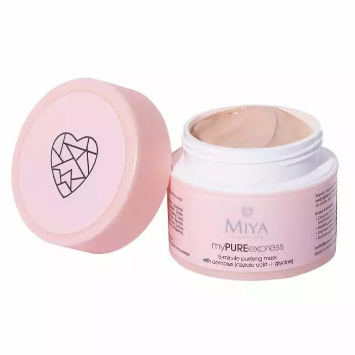 Miya myPUREexpress 5-minutowa Maska Oczyszczająca z Kwasem Azelainowym 50g