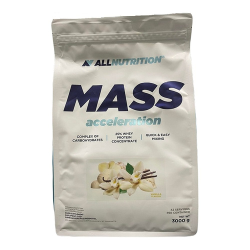 Allnutrition Mass Acceleration Vanilla Carbohydrate-Protein Complex 3000g