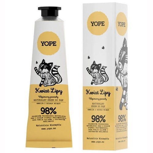 YOPE natural hand Cream, linden blossom, 50ml