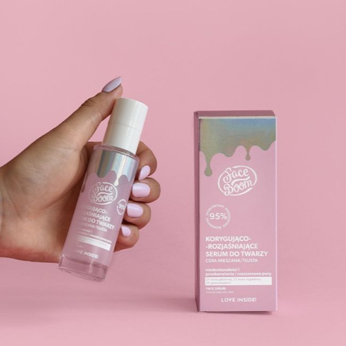 FaceBoom Korygująco Rozjaśniające Serum do Twarzy 30ml Best Before 31.12.25