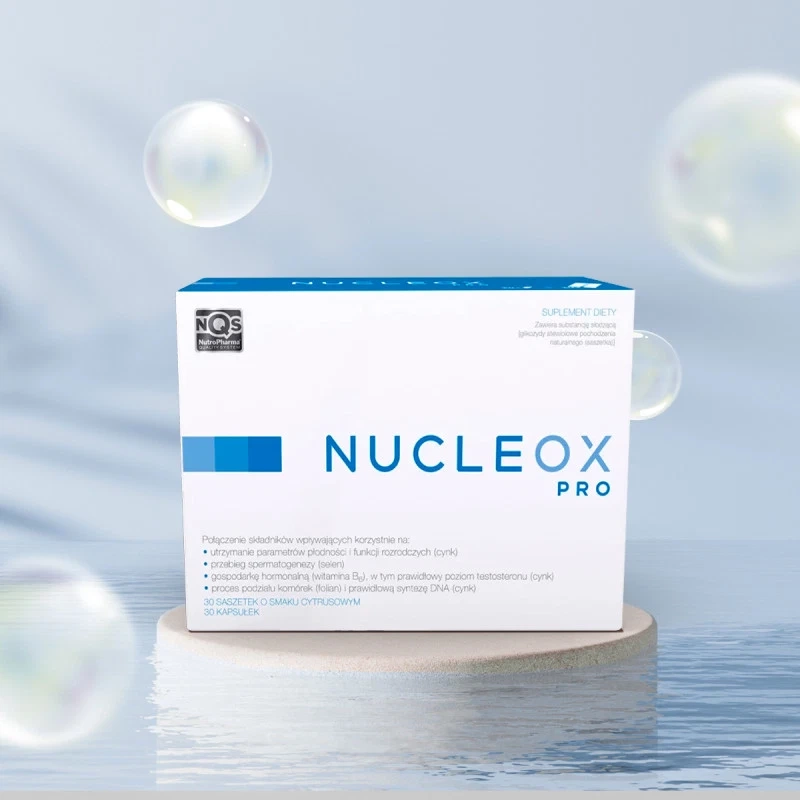 Nucleox Pro Zestaw dla Prawidłowych Parametrów Płodności i Funkcji Rozrodczych 30 Saszetek + 30 Kapsułek