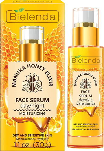 Bielenda Manuka Honey Nutri Elixir Odżywczo Nawilżające Serum na Dzień i na Noc 30g Best Before 30.11.25