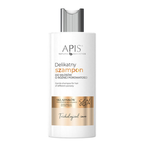 Apis Trichology Line Gentle Shampoo for Hair of Different Porosity 300ml Best Before 30.09.26