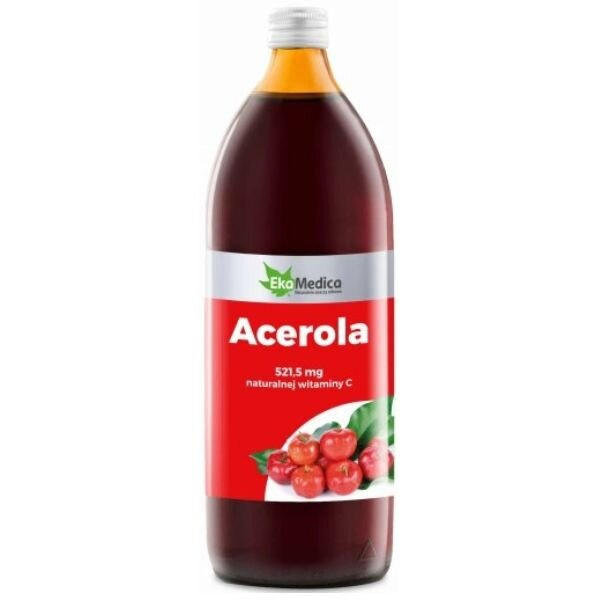 EkaMedica Naturalny Sok z Owoców Aceroli 500ml