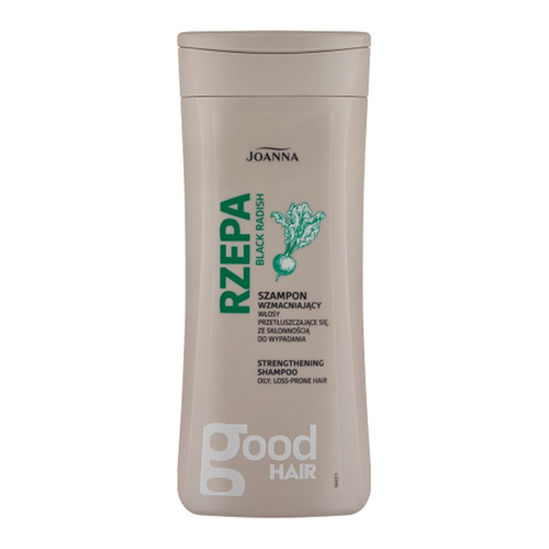 Joanna Black Radish Shampoo Strengthening Greasy and Falling Out Hair 200ml