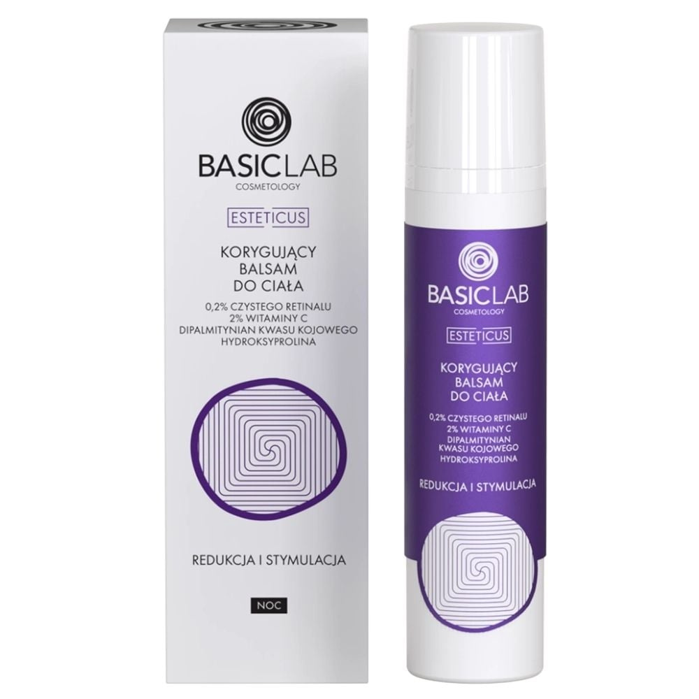 BasicLab Cosmetology Correcting Body Balm with 0.2 % Pure Retinal 100ml